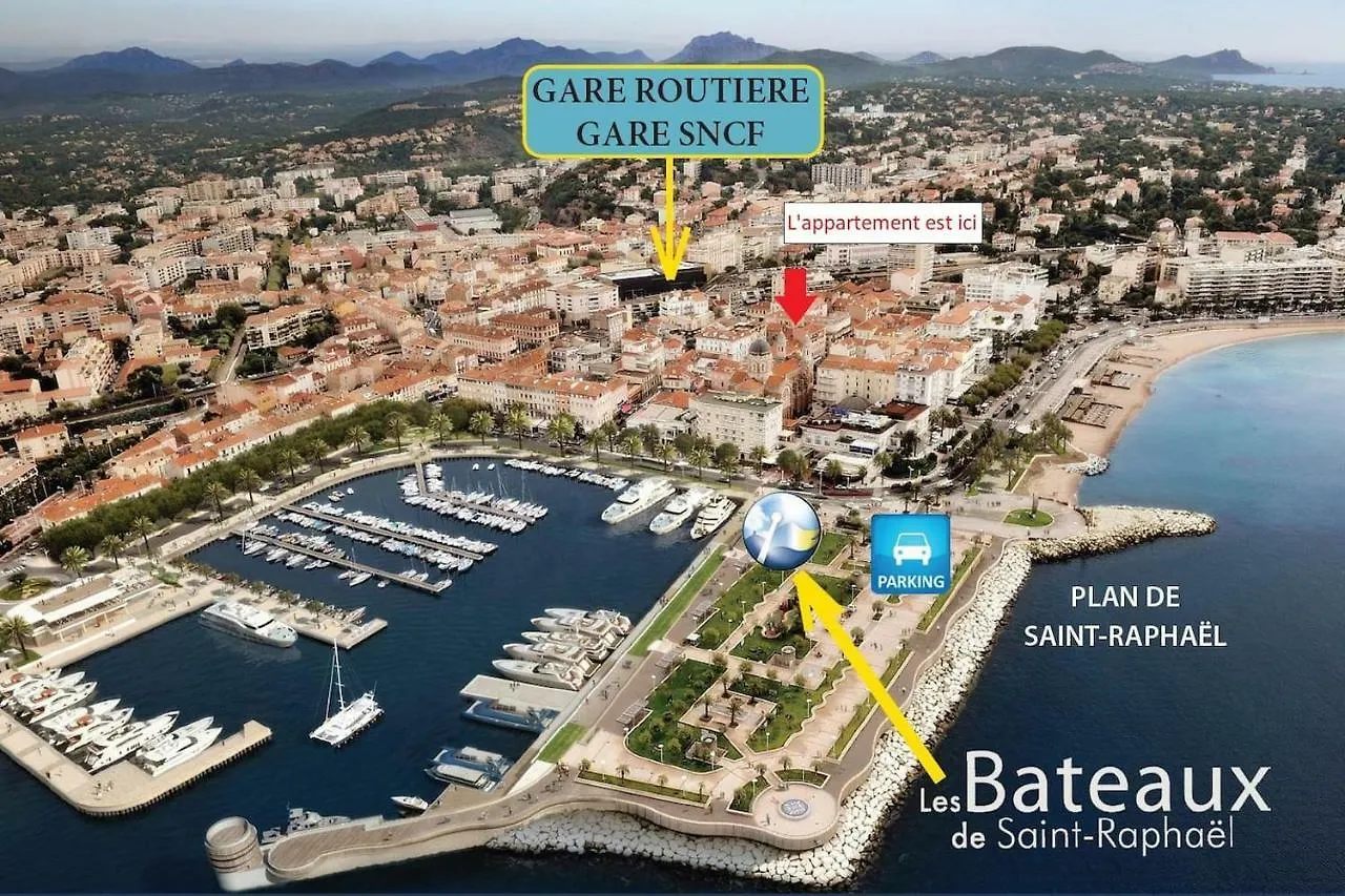 Apartment F3 Plein Centre Plage A 50 M Saint-Raphael